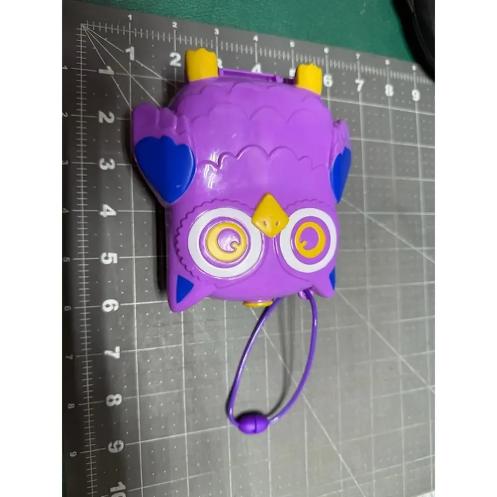 Mattel 2019 Polly Pocket World Owl‎ Owlnite Campsite Compact INCOMPLETE